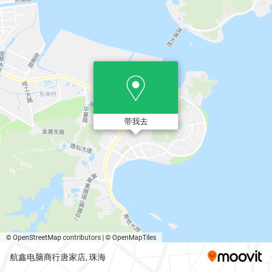 航鑫电脑商行唐家店地图