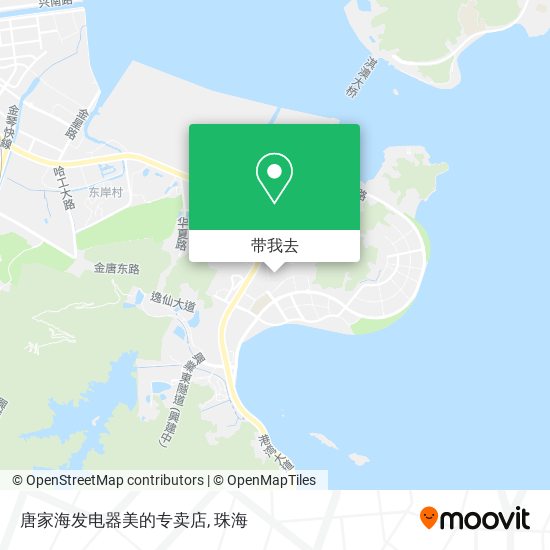 唐家海发电器美的专卖店地图