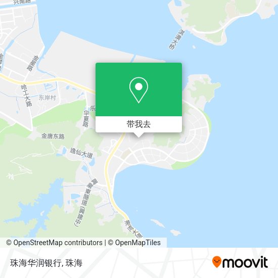 珠海华润银行地图
