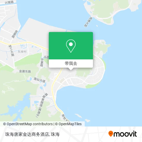 珠海唐家金达商务酒店地图