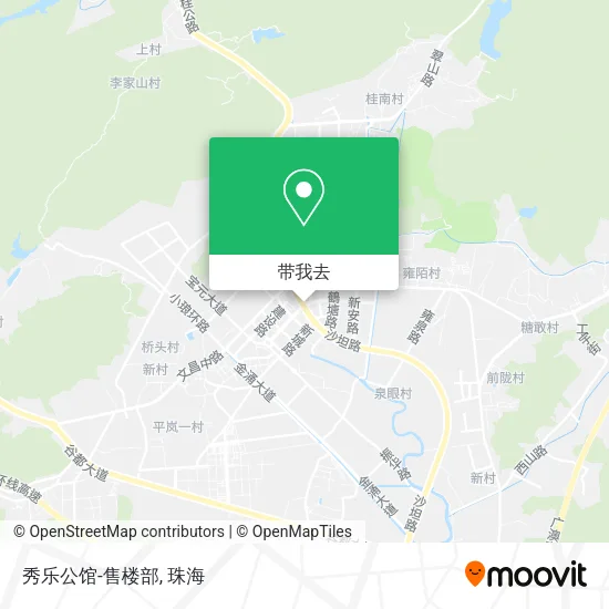 秀乐公馆-售楼部地图