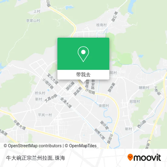 牛大碗正宗兰州拉面地图