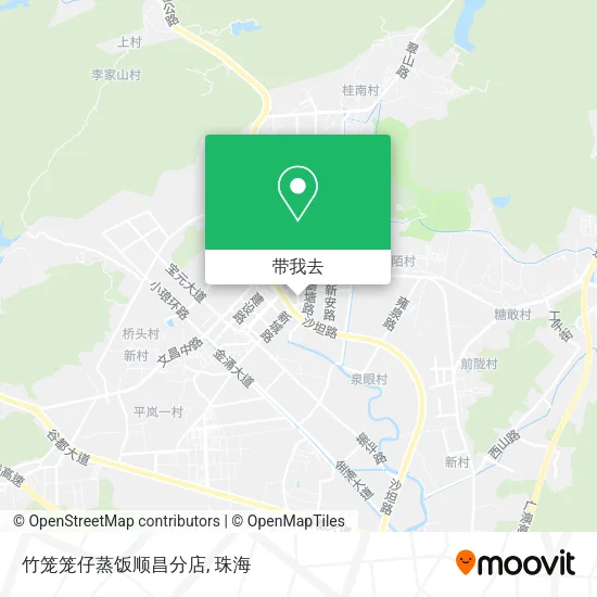 竹笼笼仔蒸饭顺昌分店地图