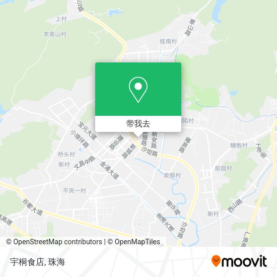 宇桐食店地图