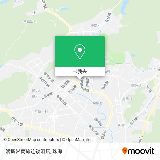 满庭湘商旅连锁酒店地图