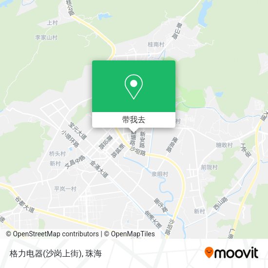 格力电器(沙岗上街)地图