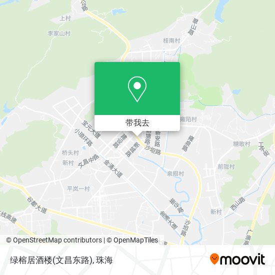 绿榕居酒楼(文昌东路)地图