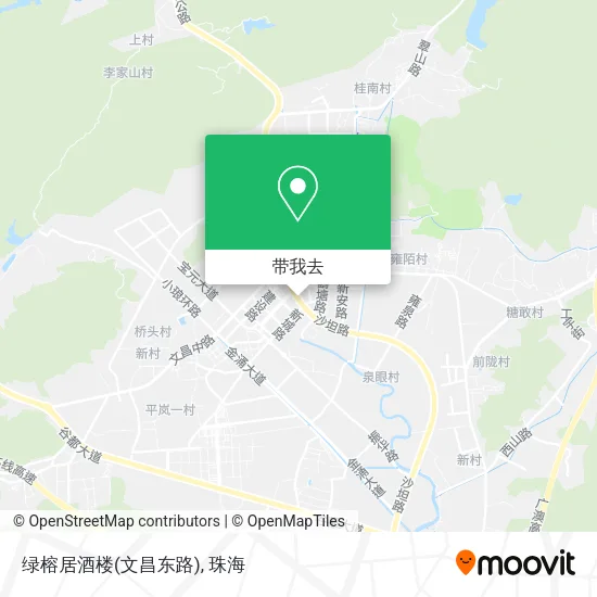 绿榕居酒楼(文昌东路)地图