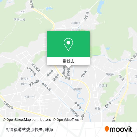 食得福港式烧腊快餐地图