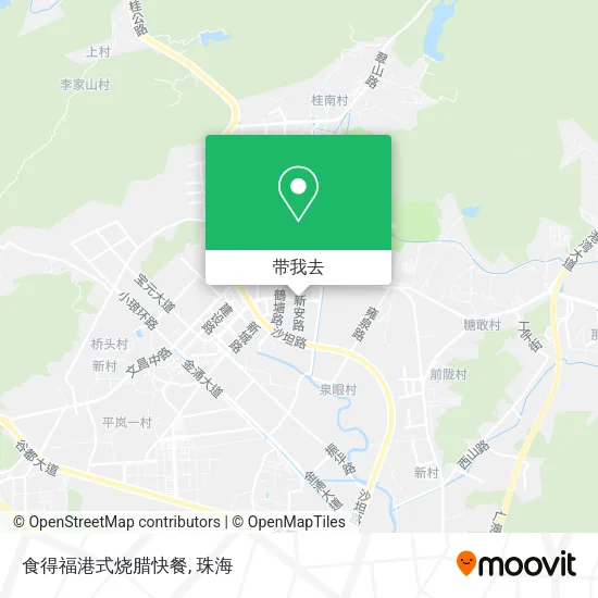 食得福港式烧腊快餐地图