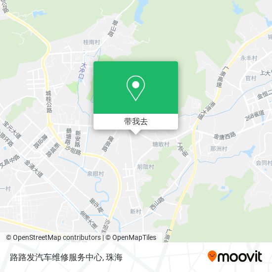 路路发汽车维修服务中心地图
