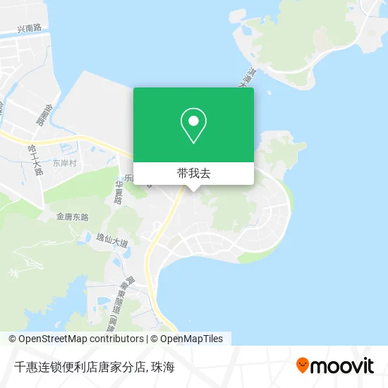 千惠连锁便利店唐家分店地图