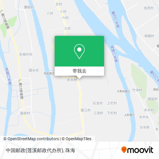中国邮政(莲溪邮政代办所)地图