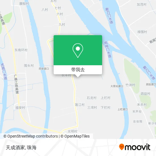 天成酒家地图