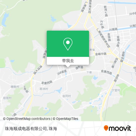 珠海顺成电器有限公司地图