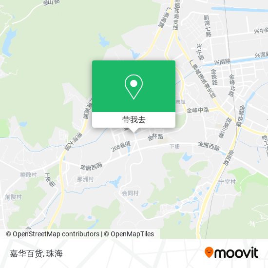 嘉华百货地图