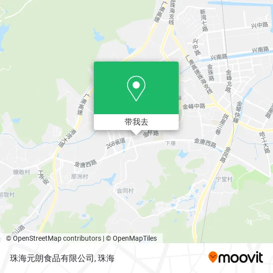 珠海元朗食品有限公司地图