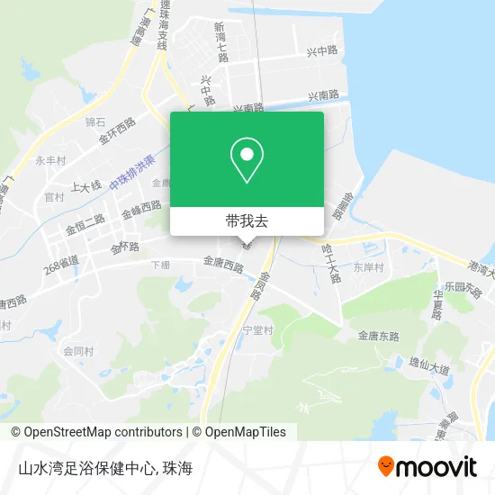 山水湾足浴保健中心地图