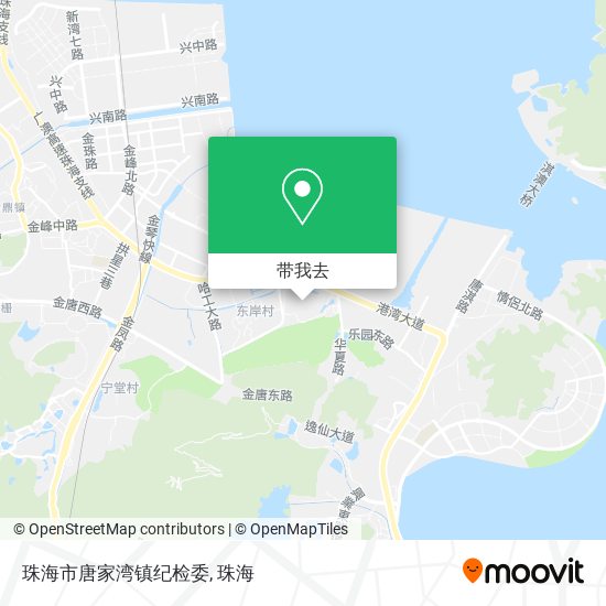 珠海市唐家湾镇纪检委地图