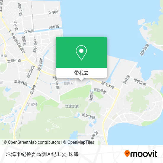 珠海市纪检委高新区纪工委地图