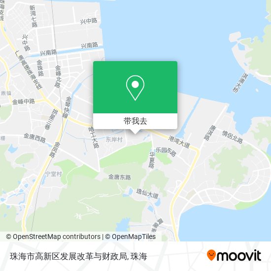 珠海市高新区发展改革与财政局地图