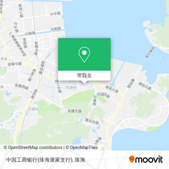 中国工商银行(珠海唐家支行)地图