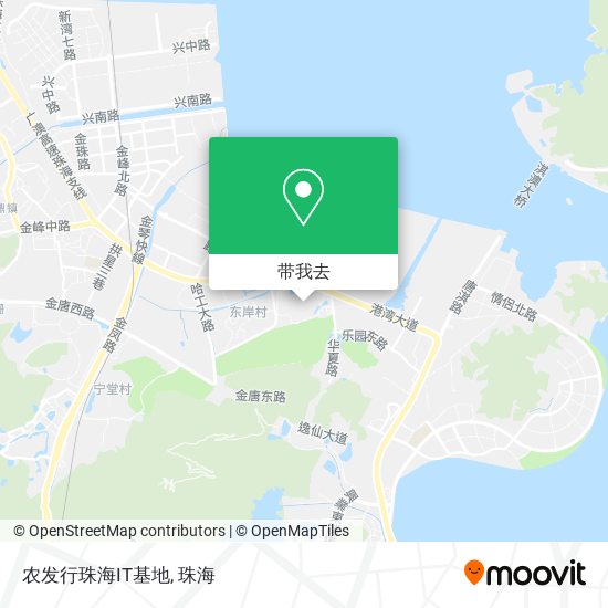 农发行珠海IT基地地图
