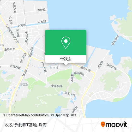 农发行珠海IT基地地图