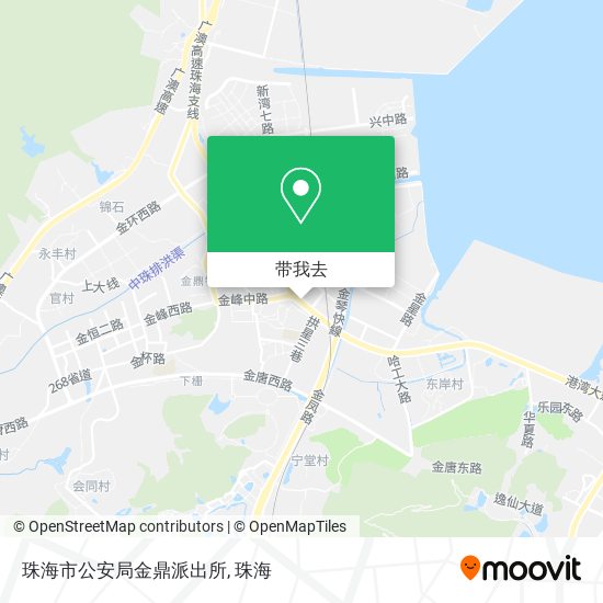 珠海市公安局金鼎派出所地图