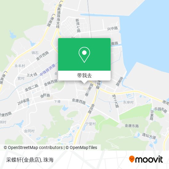 采蝶轩(金鼎店)地图