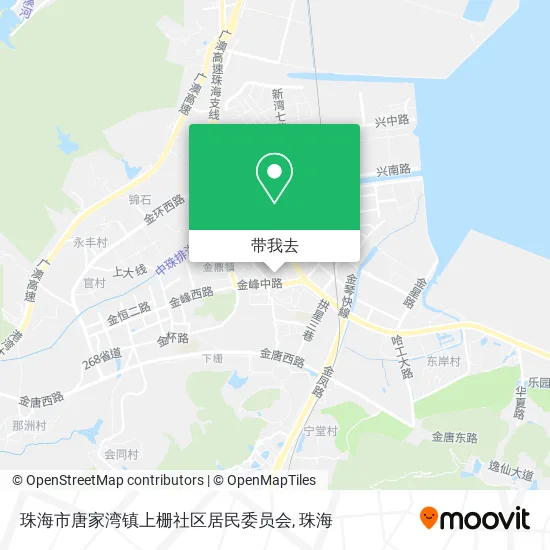 珠海市唐家湾镇上栅社区居民委员会地图