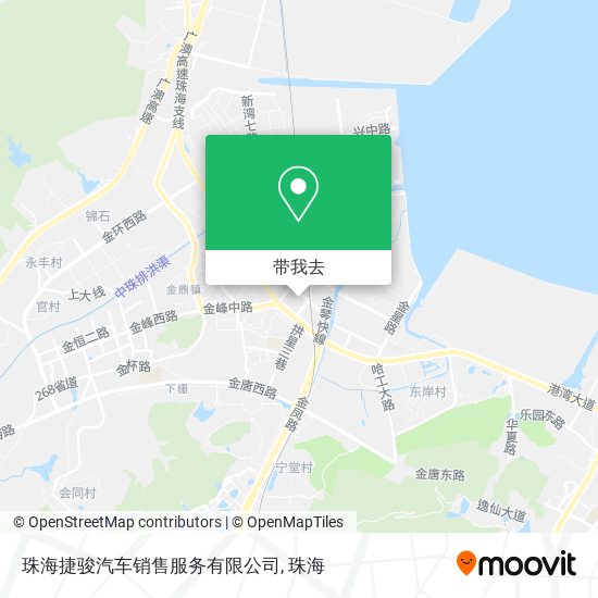 珠海捷骏汽车销售服务有限公司地图