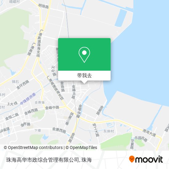 珠海高华市政综合管理有限公司地图