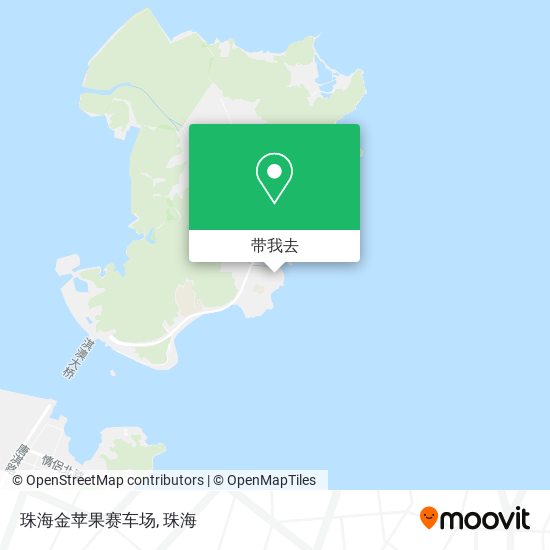 珠海金苹果赛车场地图