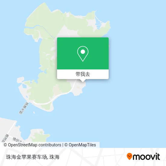 珠海金苹果赛车场地图