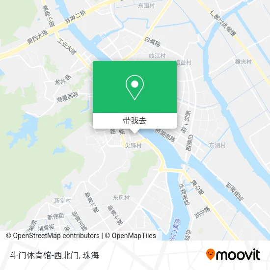 斗门体育馆-西北门地图