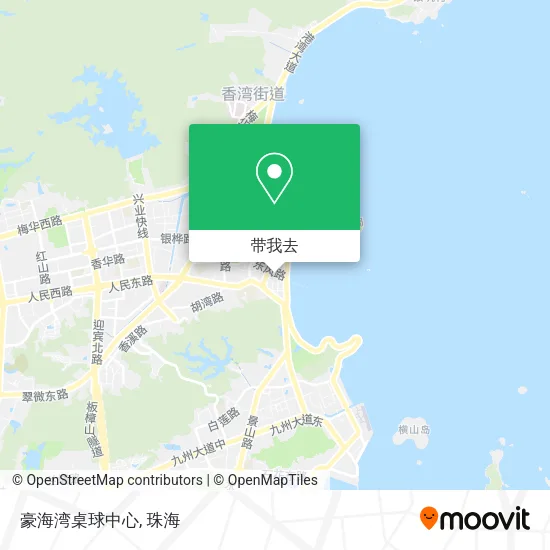 豪海湾桌球中心地图