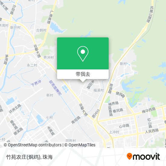 竹苑农庄(焗鸡)地图