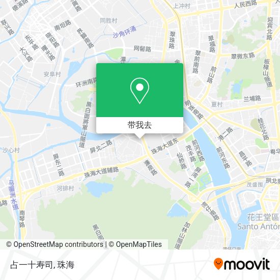 占一十寿司地图