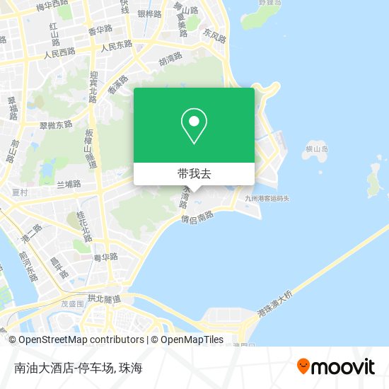 南油大酒店-停车场地图