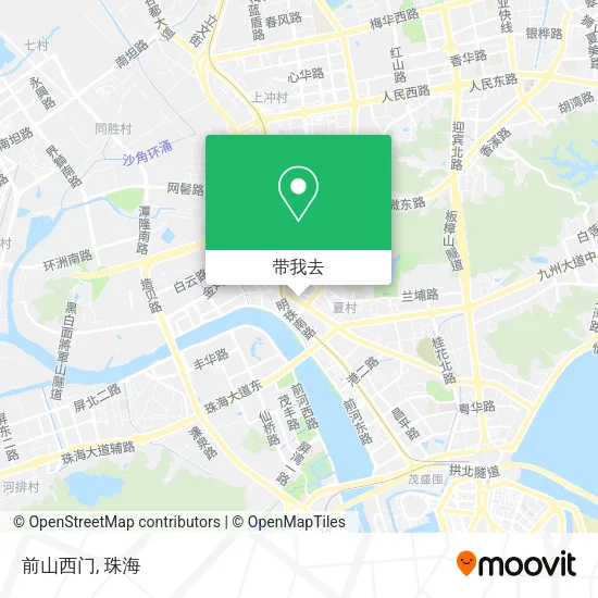 前山西门地图