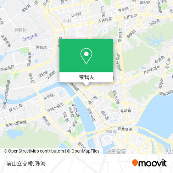 前山立交桥地图