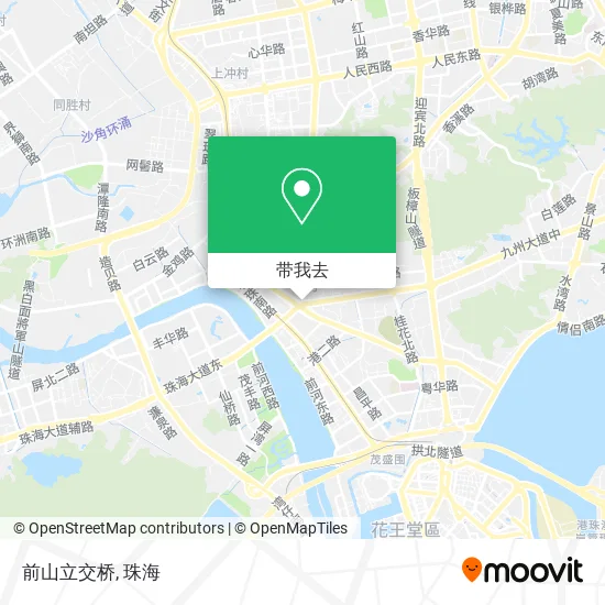 前山立交桥地图