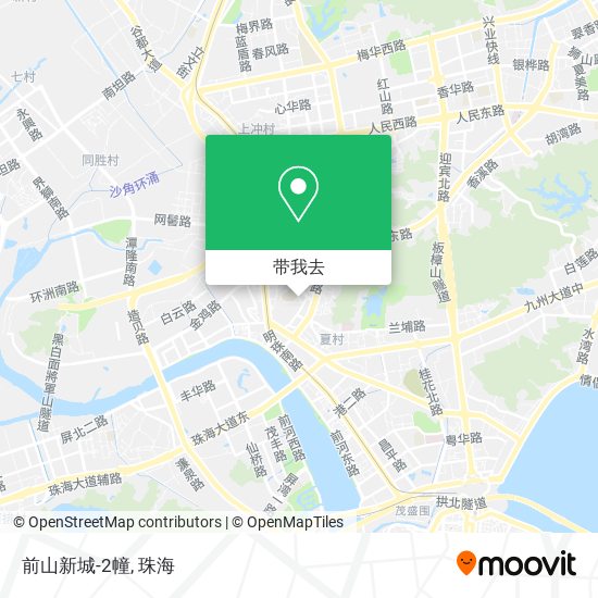 前山新城-2幢地图