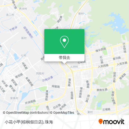 小花小甲(棕榈假日店)地图