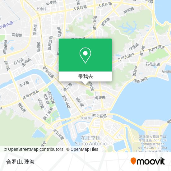 合罗山地图