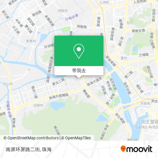 南屏环屏路二街地图