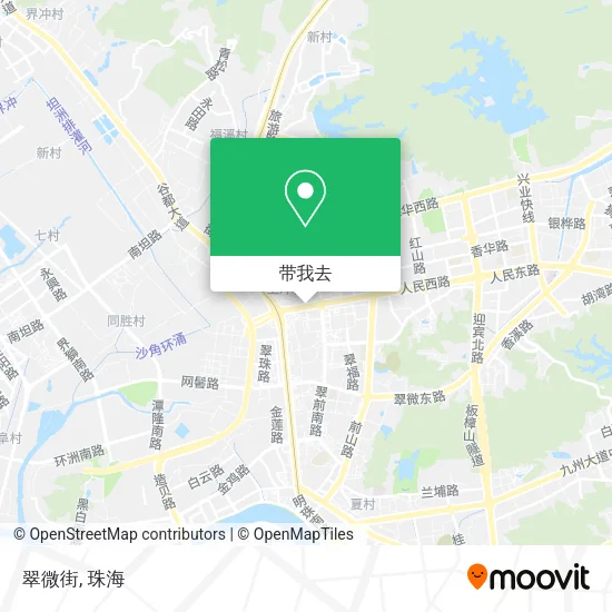 翠微街地图