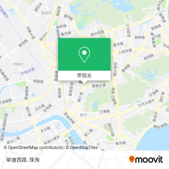 翠微西路地图