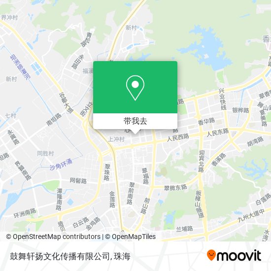 鼓舞轩扬文化传播有限公司地图